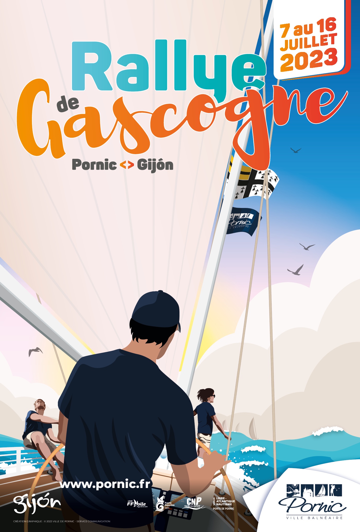 Affiche rallye Gascogne 2023